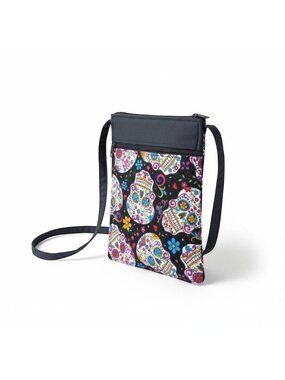 Sugar Skull Crossbody Handcrafted 9.5" x 6.5" New